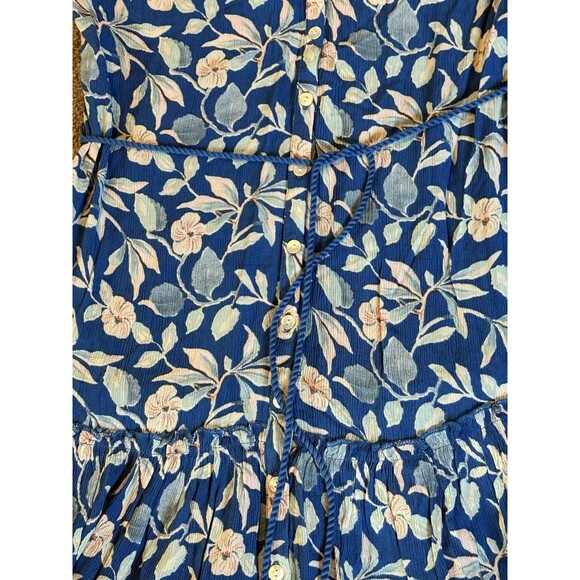 Faherty Mini Dress Women’s Size Small Floral BLUE  NWT $188 - Picture 8 of 16